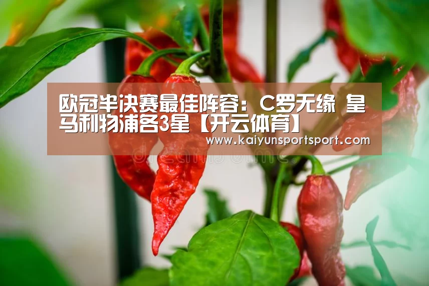 欧冠半决赛最佳阵容:C罗无缘 皇马利物浦各3星【开云体育】(图2) KAIYUN开云体育官方网站